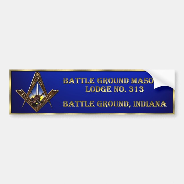 Battle Ground 313 Bumper Sticker (Front)