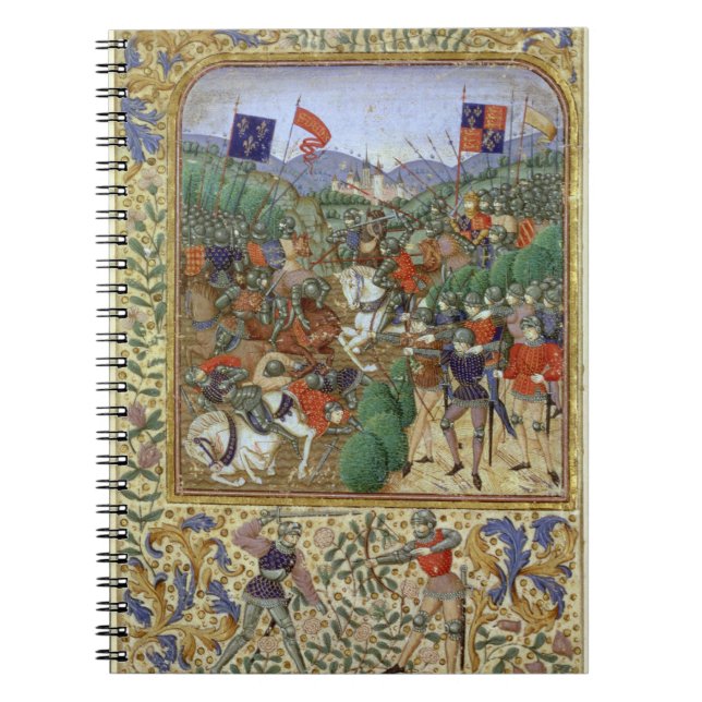 Battle of Agincourt, October 25th 1415 (w/c on pap Notebook (Front)
