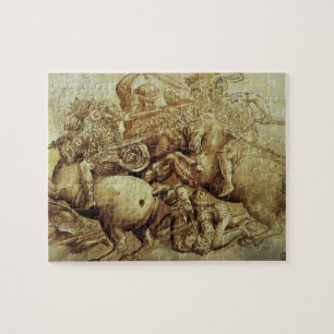 Battle of Anghiari, Leonardo da Vinci, Renaissance Jigsaw Puzzle