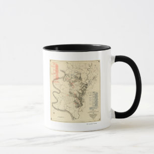 Battle of Antietam - Civil War Panoramic Map 4 Mug