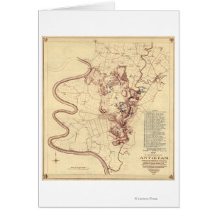 Battle of Antietam - Civil War Panoramic Map 5