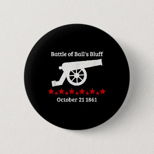 Battle Of Bluff Virginia Civil Battles War Cannon 2 Inch Round Button