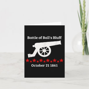 Battle Of Bluff Virginia Civil Battles War Cannon Card