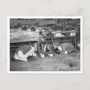 Battle Of Britain & The Blitz: #5 Air Raid Drill Postcard