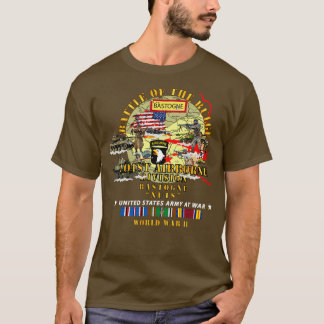 Battle of Bulge w Map w EUR SVC V1 T-Shirt