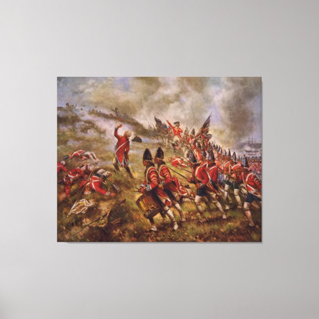 Battle of Bunker Hill by Edward Percy Moran Canvas Print (Front)
