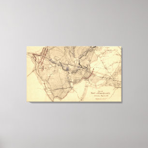 Battle of Chancellorsville 2 Canvas Print