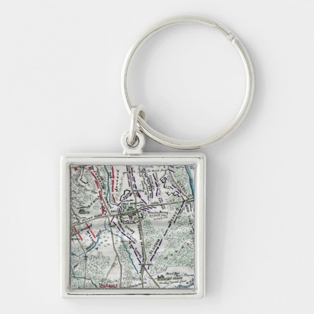 Battle of Chancellorsville 2 Keychain (Front)