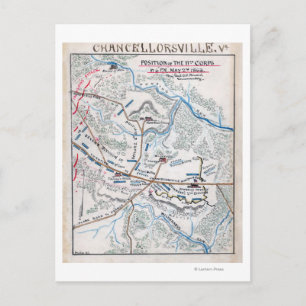 Battle of Chancellorsville 3 Postcard