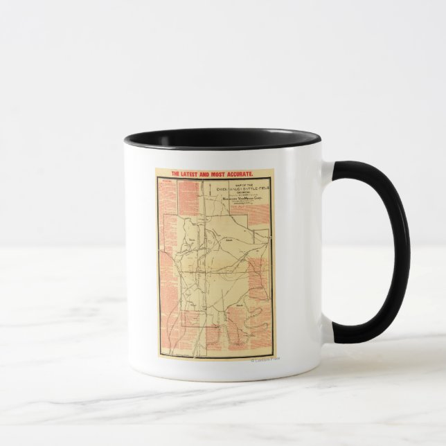 Battle of Chickamauga - Civil War Panoramic Map 2 Mug (Right)