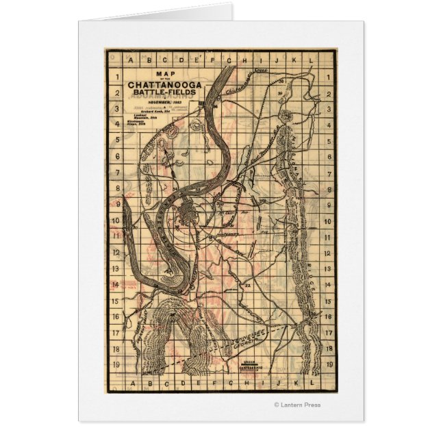 Battle of Chickamauga - Civil War Panoramic Map 3 (Front)