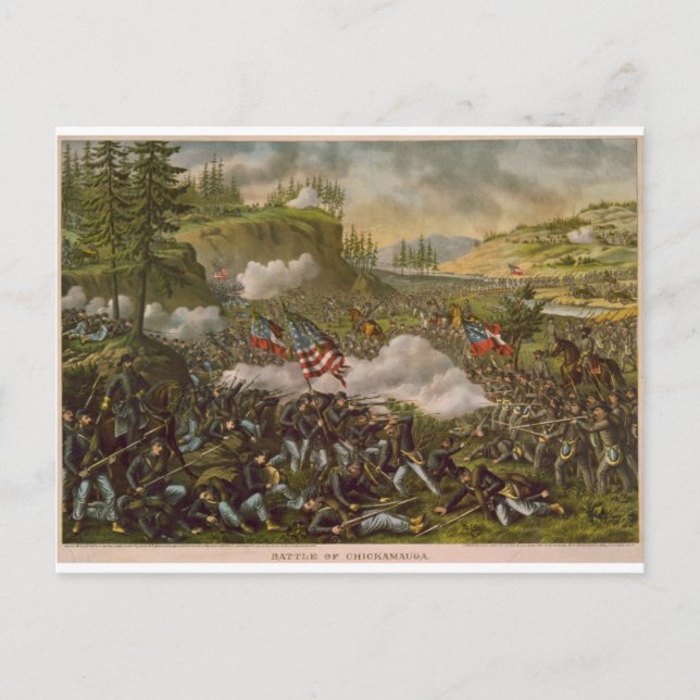 Battle of Chickamauga, published circa 1890 Postcard (Front)