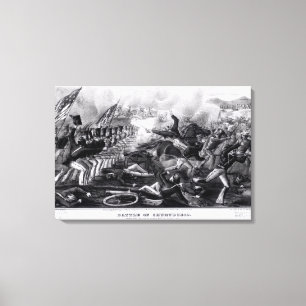 Battle of Churubusco Canvas Print