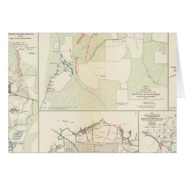 Battle of Corinth Iuka Bayou Fourche (Front Horizontal)