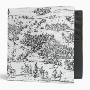 Battle of Courtrais Between French and Flemish Binder