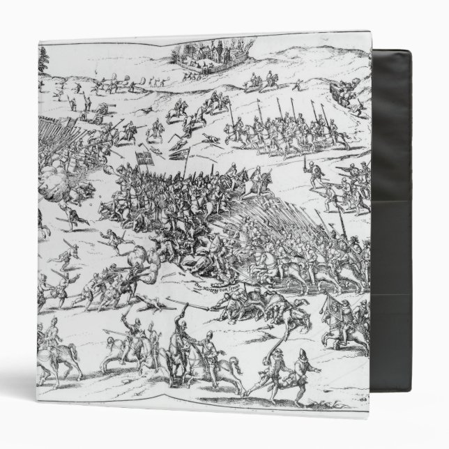Battle of Courtrais Between French and Flemish Binder (Front/Inside)
