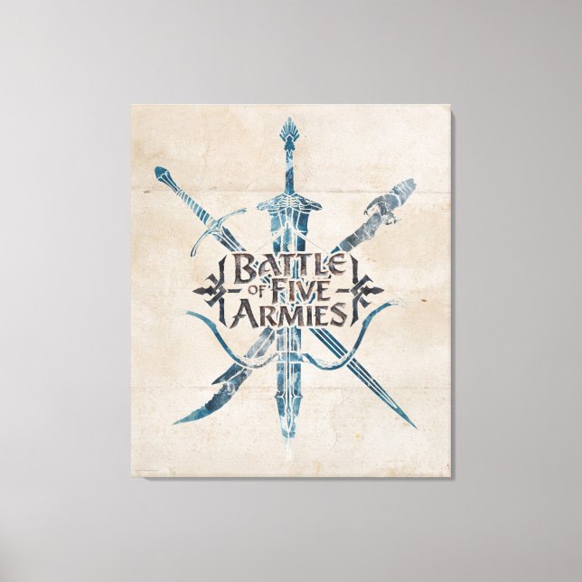 BATTLE OF FIVE ARMIES™ Logo Canvas Print (Front)
