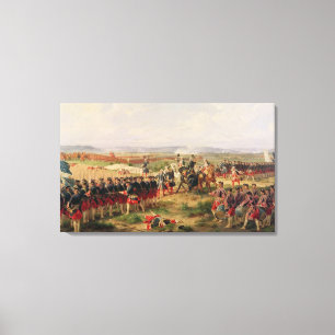 Battle of Fontenoy Canvas Print