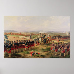 Battle of Fontenoy Poster