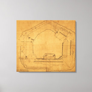 Battle of Fort Sumter - Civil War Panoramic 4 Canvas Print