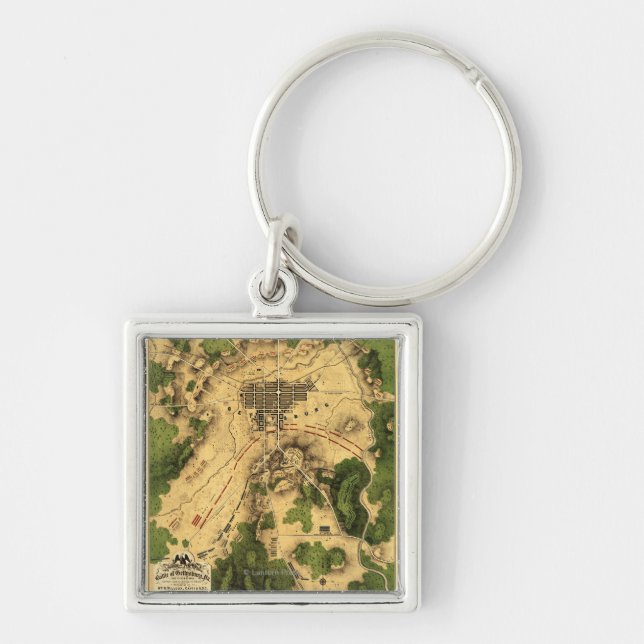Battle of Gettysburg 10 Keychain (Front)