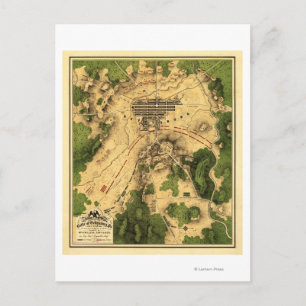 Battle of Gettysburg 10 Postcard