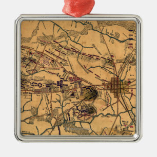 Battle of Gettysburg 14 Metal Ornament