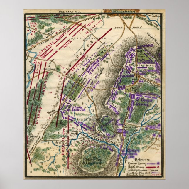 Battle of Gettysburg 4 Poster (Front)