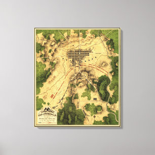 Battle of Gettysburg 7 Canvas Print