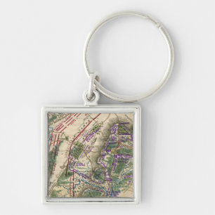 Battle of Gettysburg 8 Keychain