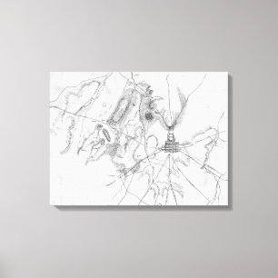 Battle of Gettysburg Canvas Print