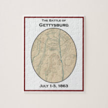 Battle of Gettysburg Map Puzzle