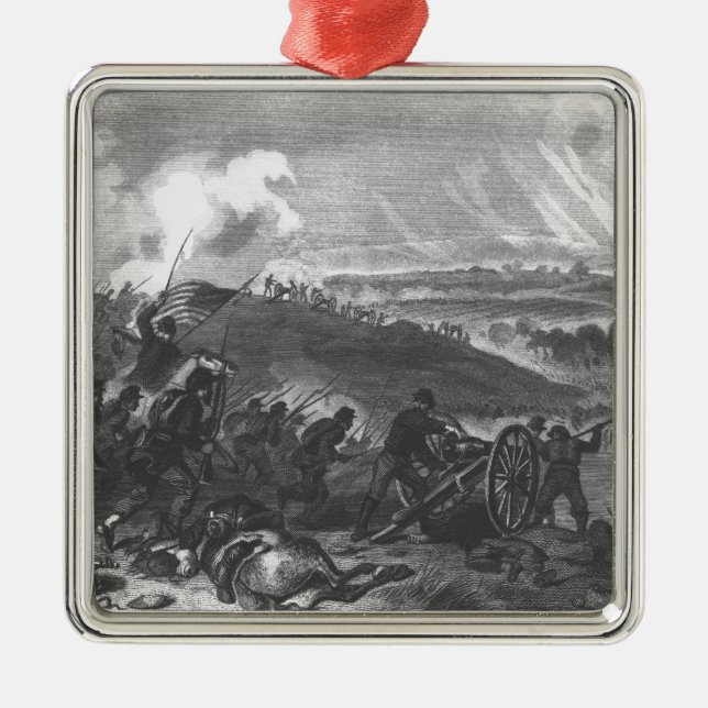 Battle of Gettysburg Metal Ornament (Front)