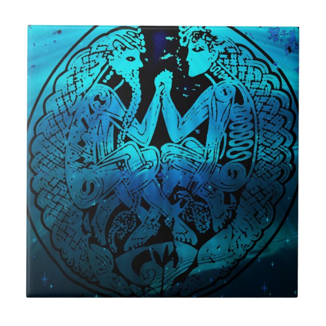 Battle of good vs evil tile (Front)