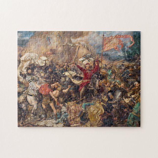 Battle of Grunwald (Medieval Military Scene) (War) Jigsaw Puzzle (Horizontal)