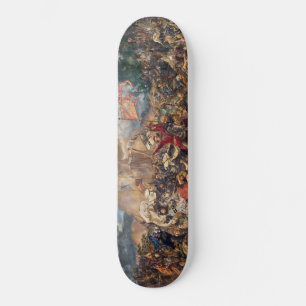 Battle of Grunwald (Medieval Military Scene) (War) Skateboard