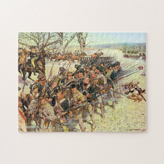 Battle of Guilford Courthouse American Revolution Jigsaw Puzzle (Horizontal)