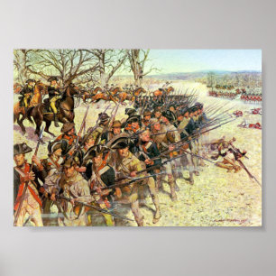 Battle of Guilford Courthouse American Revolution Poster