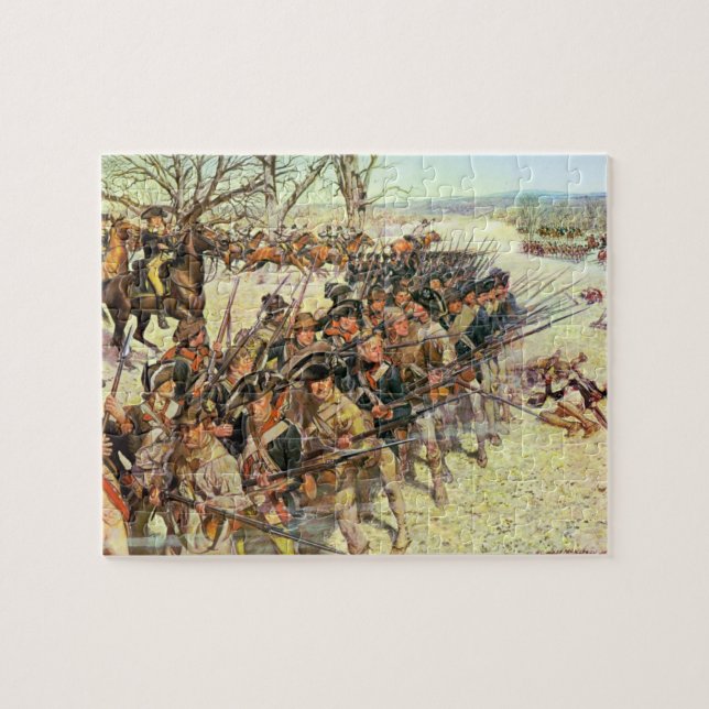 Battle of Guiliford Courthouse Jigsaw Puzzle (Horizontal)