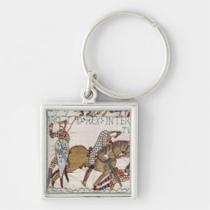 Battle of Hastings- Bayeux Tapestry King Harold Keychain