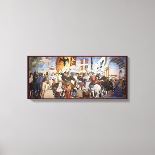 BATTLE OF HERACLIUS by Piero Della Francesca Canvas Print