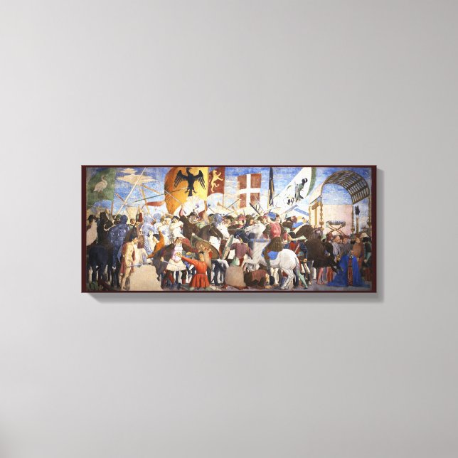 BATTLE OF HERACLIUS by Piero Della Francesca Canvas Print (Front)