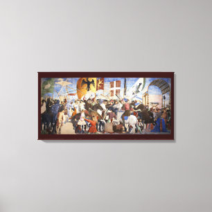 BATTLE OF HERACLIUS by Piero Della Francesca Canvas Print