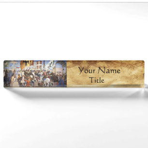 BATTLE OF HERACLIUS by Piero Della Francesca Nameplate