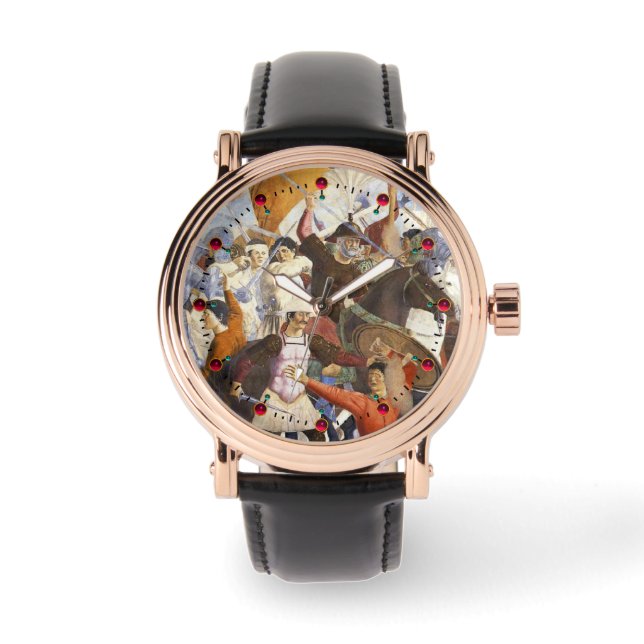 BATTLE OF HERACLIUS Fresco ,Piero Della Francesca Watch (Front)