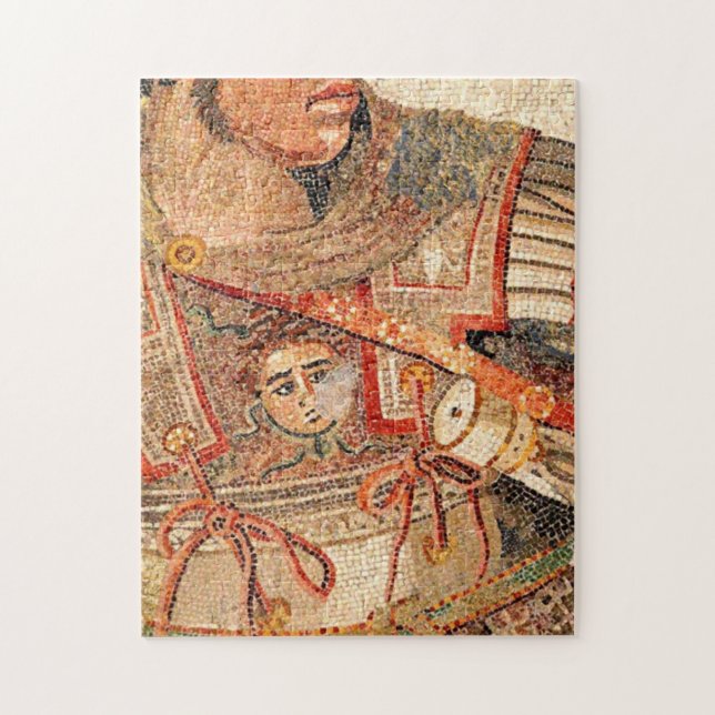 Battle Of Issus Mosaic Alexander The Great Jigsaw Puzzle (Vertical)