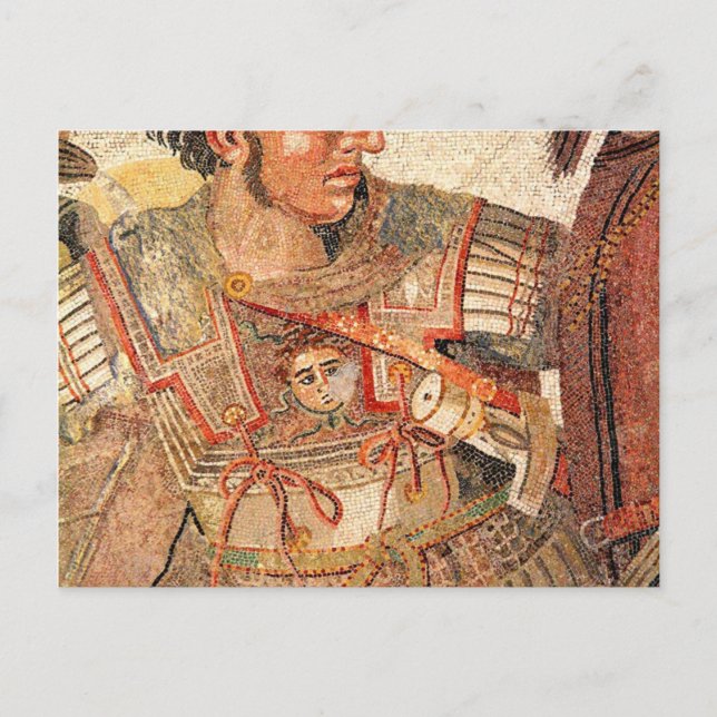 Battle Of Issus Mosaic Alexander The Great Postcard (Front)