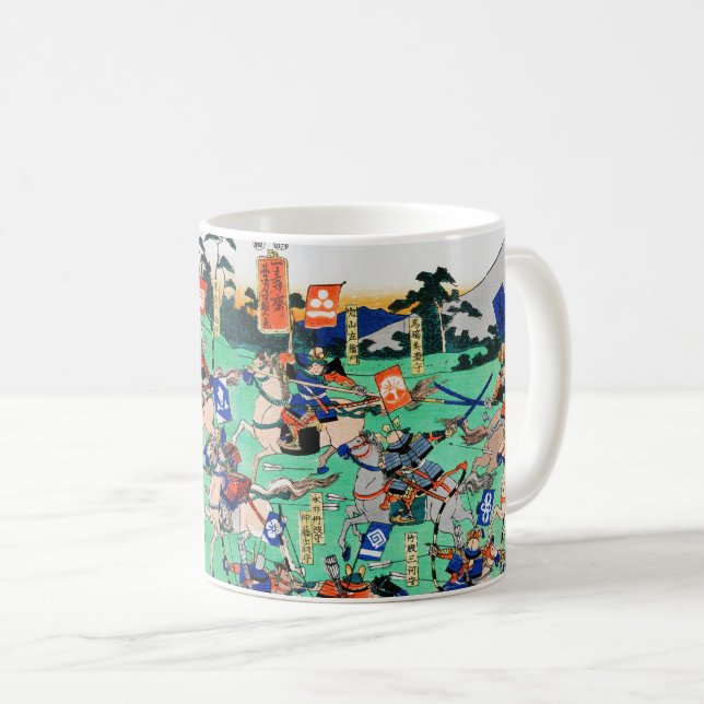 Battle of Kawanakajima, Ukiyo-e Coffee Mug (Front Right)