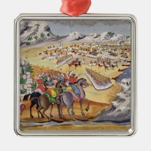 Battle of Langada and Compoti in 1821, from the Pi Metal Ornament