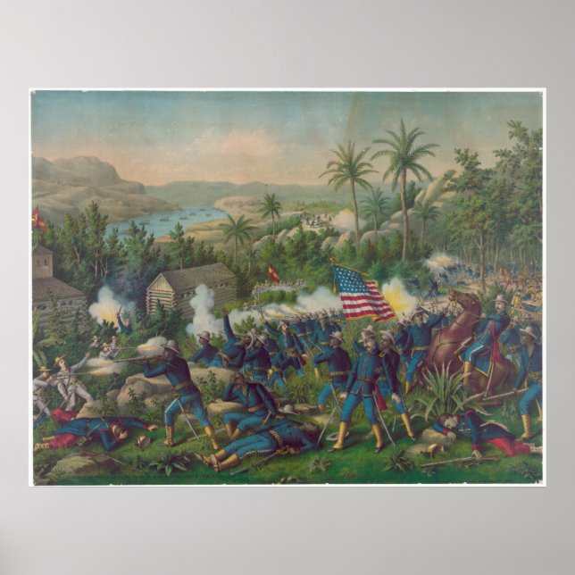 Battle of Las Guasimas Poster (Front)